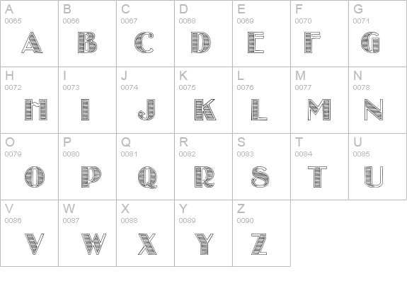 StripesCaps details - Free Fonts at FontZone.net