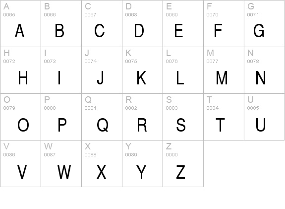 SwitzerlandNarrow details - Free Fonts at FontZone.net