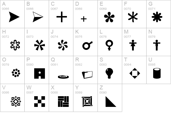 Symbols Normal details - Free Fonts at FontZone.net