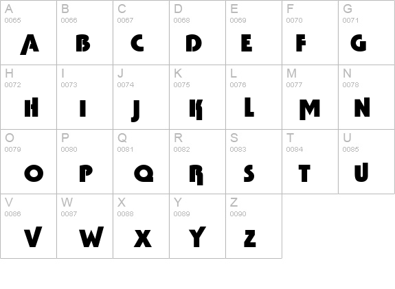 TabathaHeavy Regular details - Free Fonts at FontZone.net