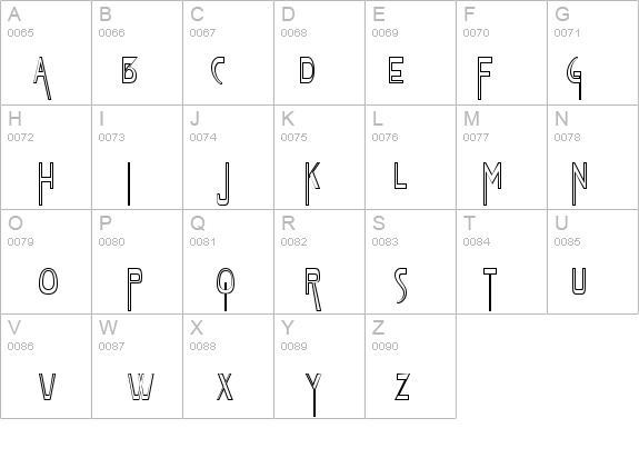 Tablet-Hollow-Condensed Normal details - Free Fonts at FontZone.net