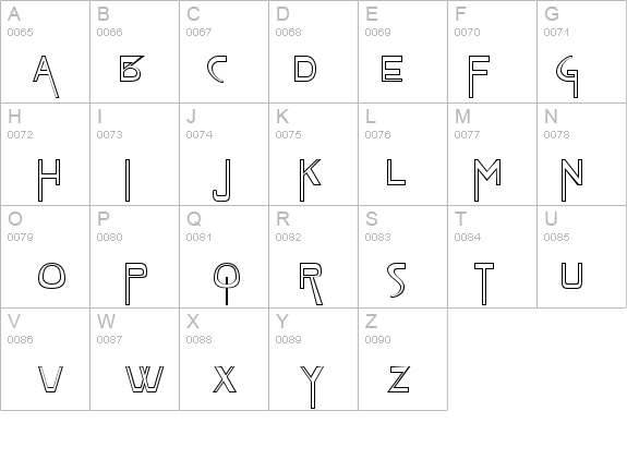 Tablet-Hollow-Extended Normal details - Free Fonts at FontZone.net