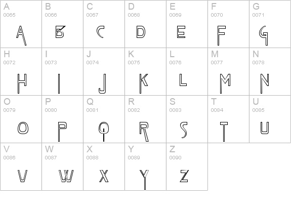 Tablet-Hollow Normal details - Free Fonts at FontZone.net