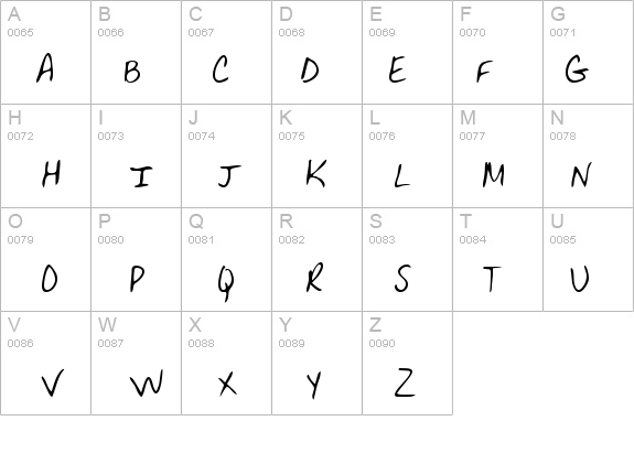 TanyasHand details - Free Fonts at FontZone.net