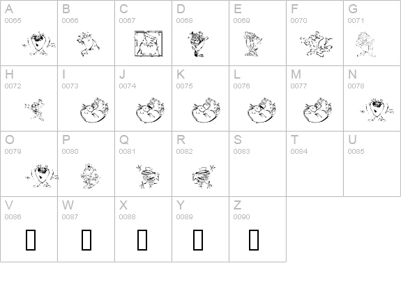 TazTheDevil details - Free Fonts at FontZone.net