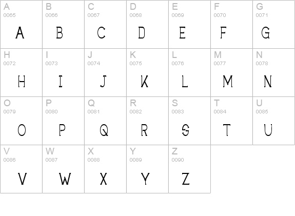Technically Insane Narrow details - Free Fonts at FontZone.net