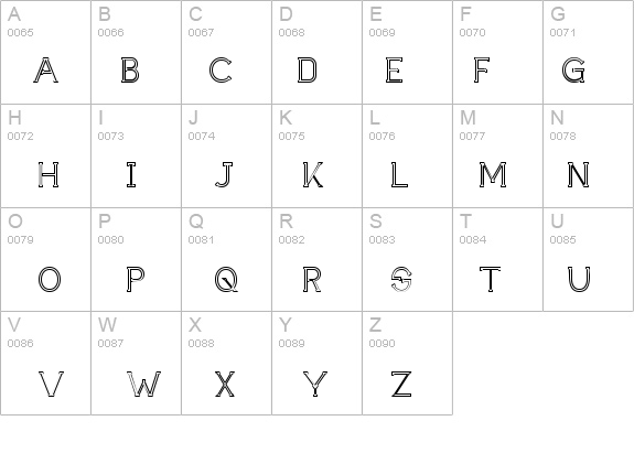 Technically Insane Outline details - Free Fonts at FontZone.net
