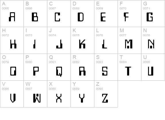 Techno Display Caps SSi details - Free Fonts at FontZone.net