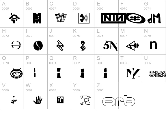 TechnoBats details - Free Fonts at FontZone.net