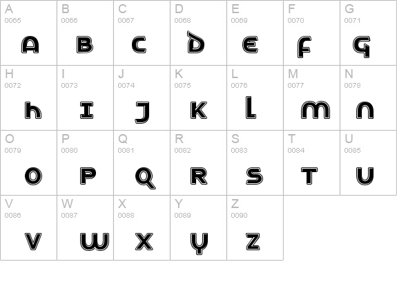 TechnoInline details - Free Fonts at FontZone.net