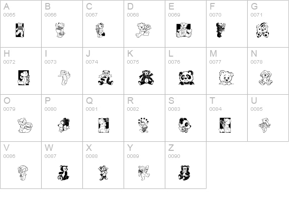 Teddyber V1.1 details - Free Fonts at FontZone.net