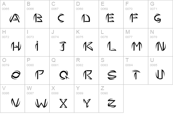 TEMHOSS (By: HAsAN) details - Free Fonts at FontZone.net