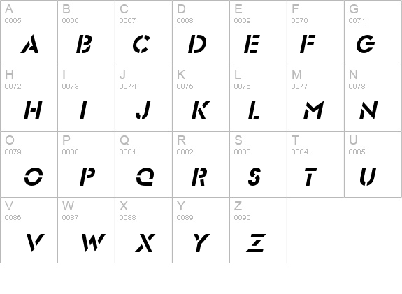 Templett Italic details - Free Fonts at FontZone.net