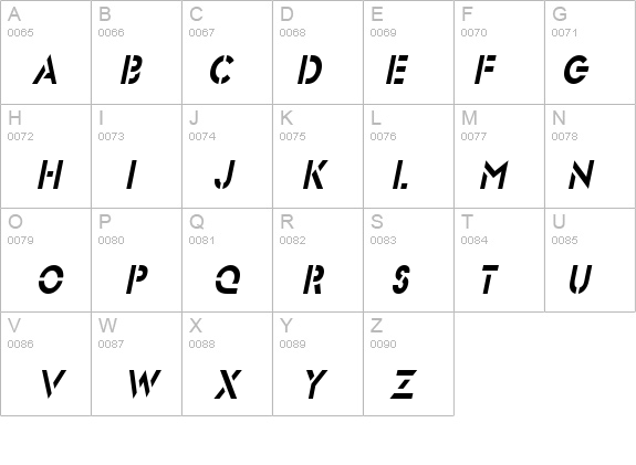 Templett S Condensed Italic details - Free Fonts at FontZone.net