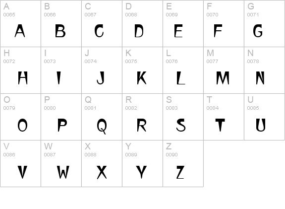 Tempura Regular details - Free Fonts at FontZone.net