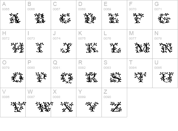 Tenderleaf-Caps details - Free Fonts at FontZone.net