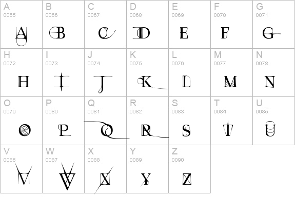 Tension details - Free Fonts at FontZone.net