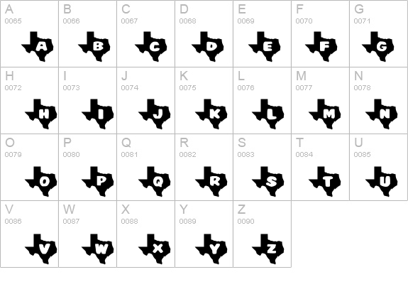 Texas2 details - Free Fonts at FontZone.net