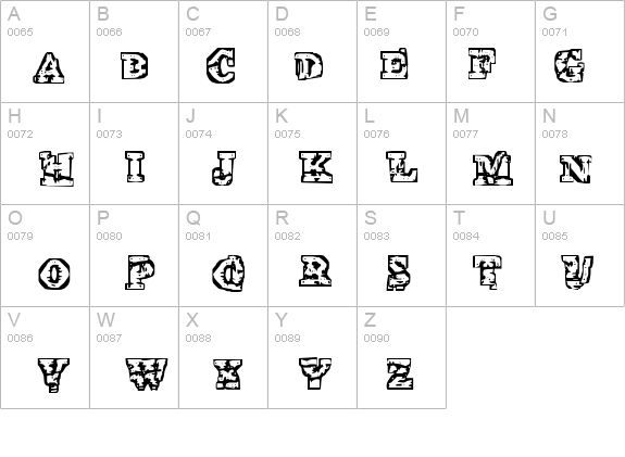 The Interzone details - Free Fonts at FontZone.net