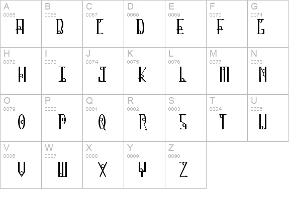 Thirteen O Clock details - Free Fonts at FontZone.net