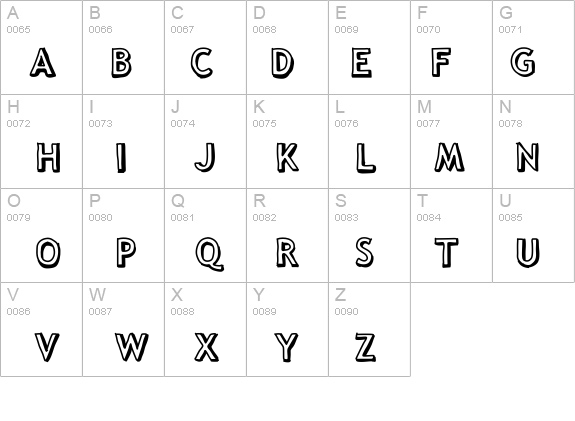 ThreeDee details - Free Fonts at FontZone.net