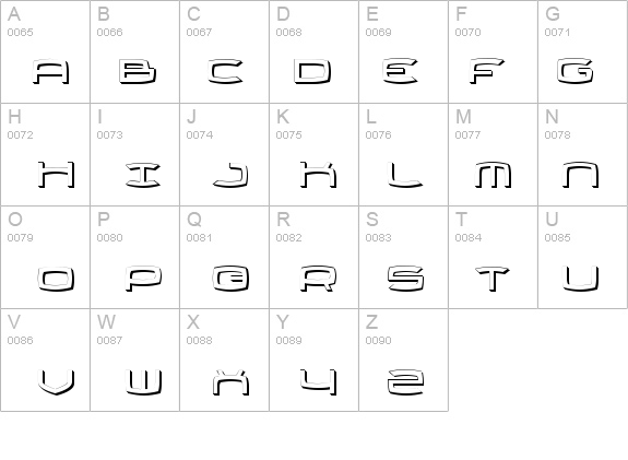 Thundergod II Shadow details - Free Fonts at FontZone.net