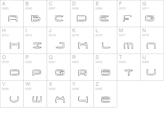 Thundergod Outline details - Free Fonts at FontZone.net