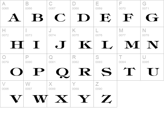 Timpani-Bold Ex details - Free Fonts at FontZone.net