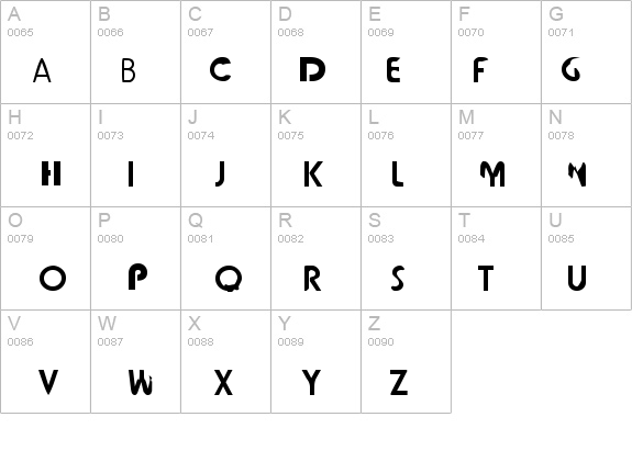 tjockebo details - Free Fonts at FontZone.net