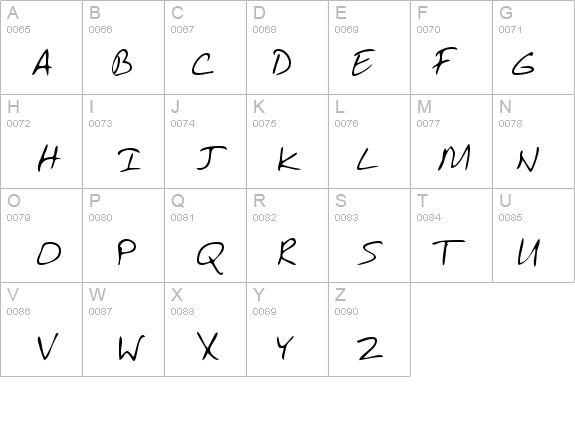 TobysHand details - Free Fonts at FontZone.net