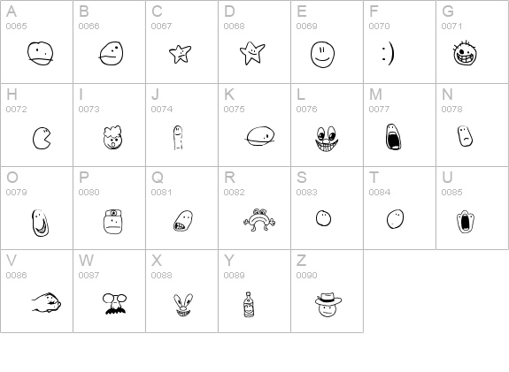 Tombats Smilies details - Free Fonts at FontZone.net