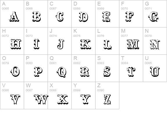 ToskanischeEgyptienneInitialen details - Free Fonts at FontZone.net