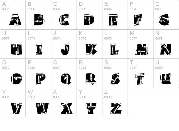 Touchdown details - Free Fonts at FontZone.net