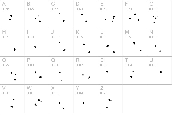 TOXIN-SPOTS details - Free Fonts at FontZone.net