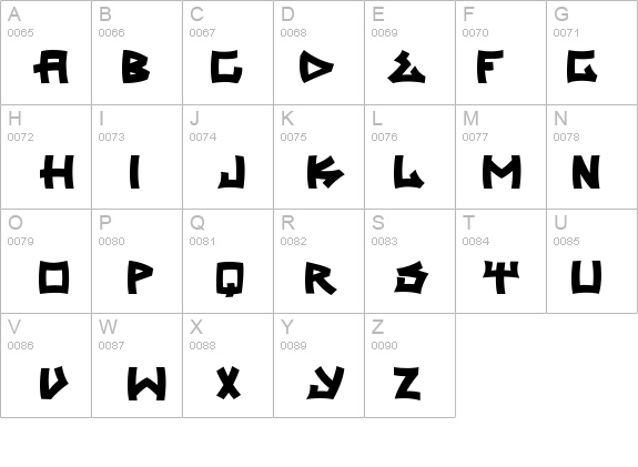 trasher 2 details - Free Fonts at FontZone.net