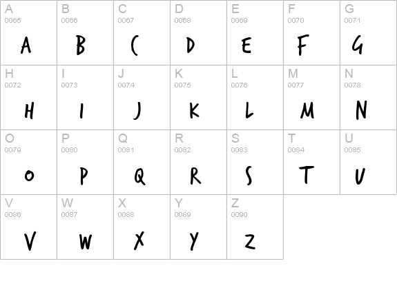 TrashHand details - Free Fonts at FontZone.net