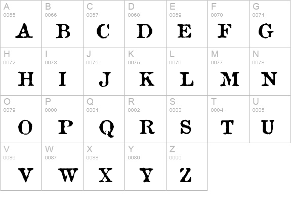 Trauma details - Free Fonts at FontZone.net