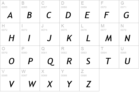 Trebuc Italic details - Free Fonts at FontZone.net