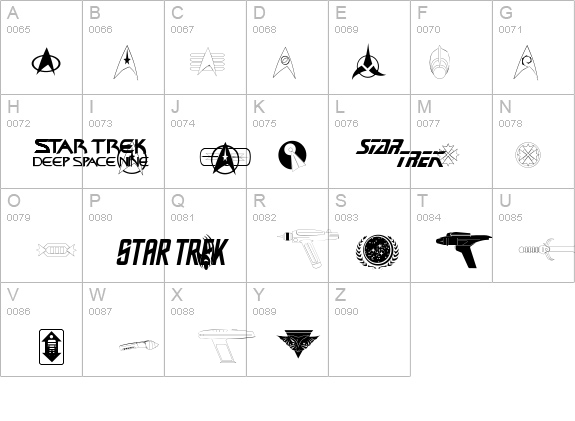 Trekbats details - Free Fonts at FontZone.net