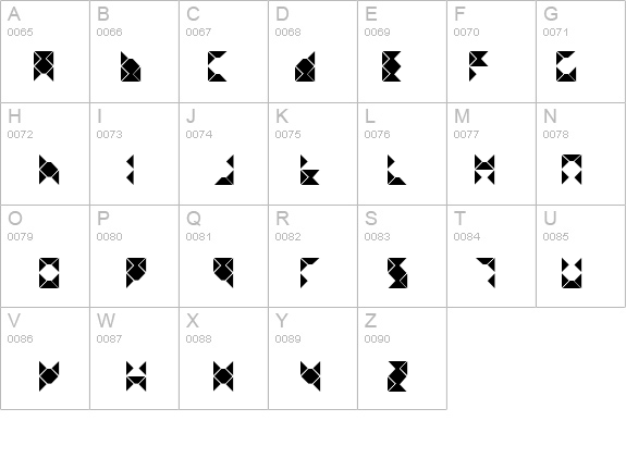 Triangel details - Free Fonts at FontZone.net