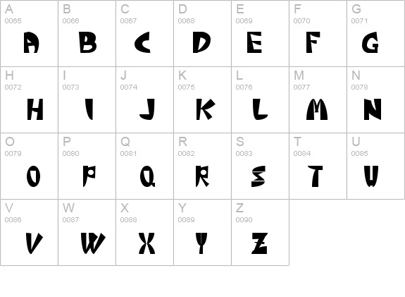 Triangle Normal details - Free Fonts at FontZone.net