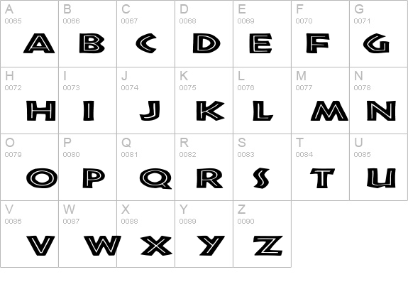 Tribeca Ex details - Free Fonts at FontZone.net