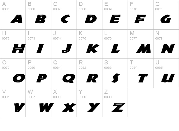 Tribeca Wd Bold Italic details - Free Fonts at FontZone.net