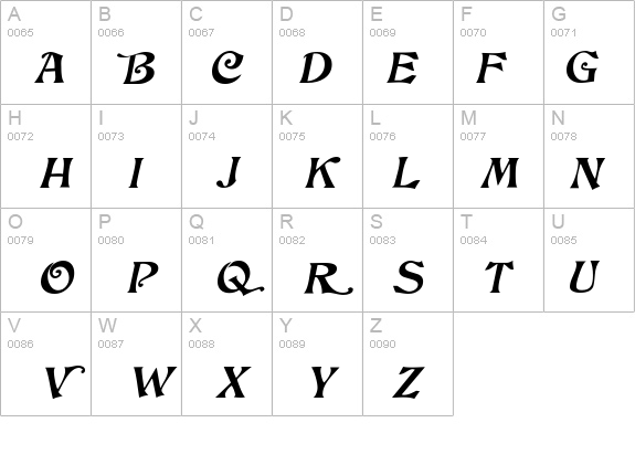 Tringle Italic details - Free Fonts at FontZone.net