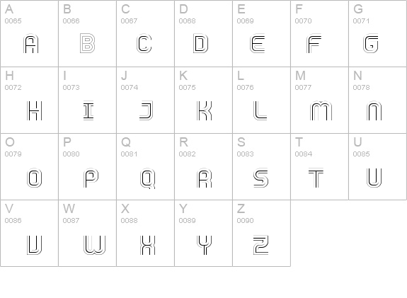 Trisect Thin details - Free Fonts at FontZone.net