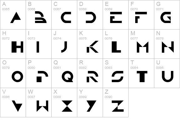 TRON details - Free Fonts at FontZone.net