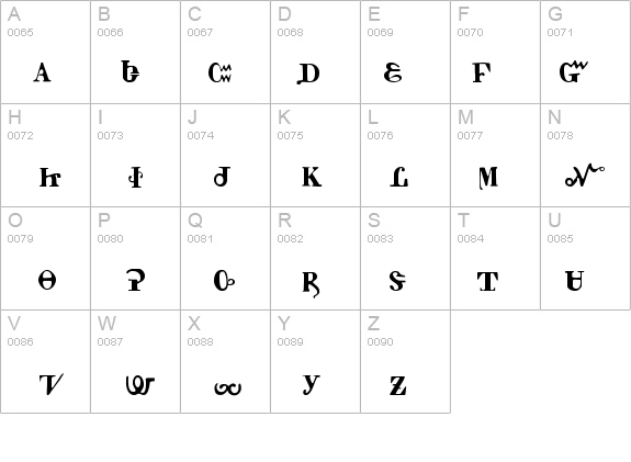 Tschiroki details - Free Fonts at FontZone.net