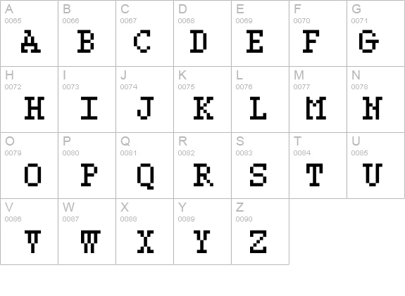 Type0755 details - Free Fonts at FontZone.net