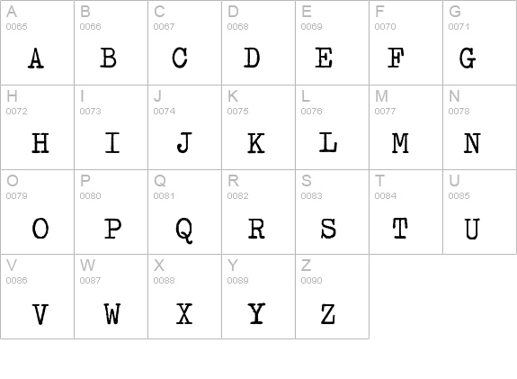 Typewriter-ExtraBold details - Free Fonts at FontZone.net