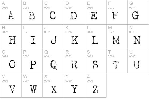 Typewriter2 details - Free Fonts at FontZone.net